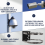 Universal Vertical Pole Mount Camera Bracket Wall Mounting for CCTV Security PTZ Dome (D) 8