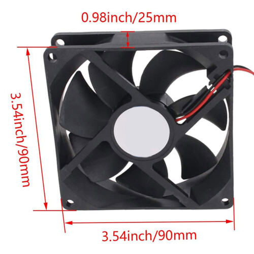 Geschikt voor 9225MS DC 24V 0.2A koelventilator lasmachine borstelloos 2