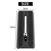 Schuifbare snelontgrendelingsplaat met 1/4 inch en 3/8 schroeven voor MVH500AH