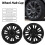 4pcs 19 Inch Hubcap Asymmetrical Design Wheel Hub 15
