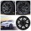 4pcs 19 Inch Hubcap Asymmetrical Design Wheel Hub 11