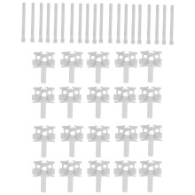 Vertikale Jalousie Reparatur Träger mit Vorbau Jalousien Kit Weiß Ersatz Parts20Pcs