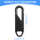 10 Pcs Zipper Pull Replacement Repair Kit Slider Tab Universal Fixer Metal Head (Black) 5