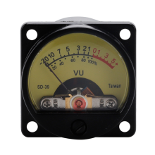 SD-39 Analoog paneel 35 mm VU DB-meter Eindversterker Muziekspectrumanalysator Audioniveau met achtergrondverlichting Driverbord