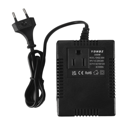 300W Spannungswandler 220V bis 110V Transformator Reiseadapter EU-Stecker 1