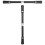 Lot de 2 stylos de jeu à bille lestée rotative (noir) 3