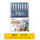 Lot de 8 mini feutres noirs à pointe fine pour dessin, illustration, documents techniques et de bureau 9