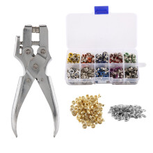 400-teiliges 3/16-Zoll-Metall-Ösen-Set, 1-teilige Ösenlochzange, Metallösen-Sets, Schuh-Ösen-Sets