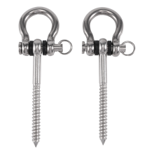 Stück 304 Edelstahl-Schraubhalterung, strapazierfähig, 180 , Schaukelaufhänger, Yoga-Hängemattenstuhl, Sandsack-Hardware-Sets