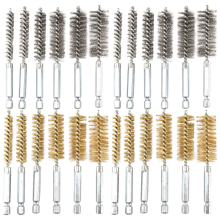 Lochbürste Bronze Set Stahldraht Edelstahl Reinigungsbürste, Geeignet für Elektrische Bohrmaschine Schlag