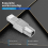2 Pcs for RJ45 CAT7 Connectors Tool Free Shielded Toolless Modular Network Plug Installation Cable 8