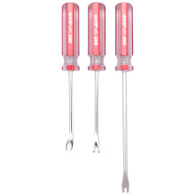 3Pcs Nail Pullers Tack Lifter 3mm V/U Tip Staple Rivet Puller Upholstery Remover Screwdriver Tool