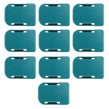 Supporto per rack di stoccaggio della batteria da 10 pezzi per dispositivi di fissaggio da 18 V (blu)