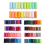 Nähgarn-Set, 100 Farben, 250 Yards pro Spule, Polyester-Set für Hand oder Maschine 4