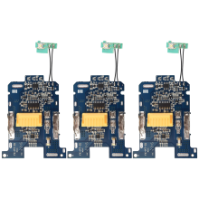 Scheda di protezione della carica PCB per batteria agli ioni di litio BL1830 da 3 pezzi per elettroutensile da 18 V BL1815 BL1860 LXT400 BL1850