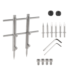 Werkzeugsatz zum Öffnen und Reparieren von Kameraobjektiven, 10–100 mm, Reparaturset mit 3 Spitzen, 6 Schrauben, 2 Sechskantschlüsseln für DSLR