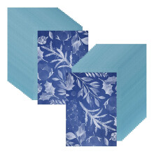 50 Blatt Papier-Set, Weiß, Blau, Sensitivity Sun, DIY-Druckpapier (A4/8,27 x 11,69 Zoll)