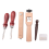4Pieces Leather Strap Cutter Adjustable Strip Sets with Polished Tools for DIY Craft Cutting 3