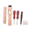 4Pieces Leather Strap Cutter Adjustable Strip Sets with Polished Tools for DIY Craft Cutting 2