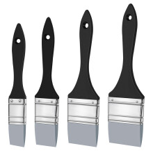Set di 4 pennelli in silicone per modellare il colore della resina, 1, 1,5, 2, 2,5 pollici di larghezza