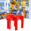Ball Valve Locking, Adjustable Locking Device, Small, for 1/2Inch-2-1/2Inch Outer Pipe Diameter, Red 7