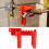 Ball Valve Locking, Adjustable Locking Device, Small, for 1/2Inch-2-1/2Inch Outer Pipe Diameter, Red 6