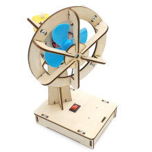 DIY Elektrischer Ventilator Modellbausatz Elektronische Wissenschaft Experiment Produktion