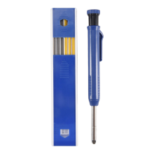 Lasstift met lange neus en 7 stuks 2,8 mm navullingen, ingebouwde slijper, voor pijpfitter en lasser, staalconstructie