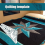 Righello per patchwork in acrilico, modello 22,5/45, strumento per stencil fai da te per quilting 6