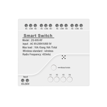 4CH Zigbee Smart Licht Schalter Modul AC 85-250V RF433 Empfangen 10A Relais Arbeiten mit Assistent, tuya Leben