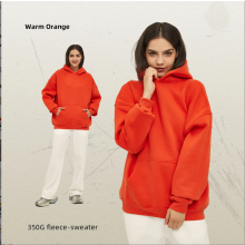 （L）Vintage Plus Size 350 Gsm One Piece Hoodie Autumn Streetwear