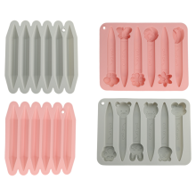 4-pack diverse krijtvormholtes 3D siliconen driehoek chocolade maken