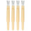 4pcs Stitch Remover Plastic Material Upper Brush 4