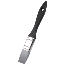 Pennello modellante in silicone, largo, piatto e rigido, strumento flessibile per pittura acrilica e a base d'acqua, 1 pollice
