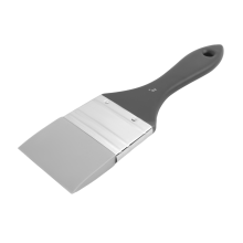 Pennello modellante in silicone, largo, piatto e rigido, strumento flessibile per pittura acrilica e a base d'acqua, 2 pollici