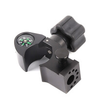 Supporto per asta di portata GPS per Trimble Handheld Open Data Collector con morsetto a sgancio rapido per bussola, A