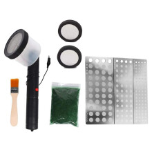 Kit de flocage, applicateur d'herbe statique, machine ABS avec poignée antidérapante pour bricolage, modélisation scénique, diorama, paysage