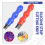 Split Neon Light Hand Tool Knife Carving Soft Silicone Strip Accessories B 7