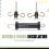4 Pieces Electric Fence Gate Handle Kit Anchors Spring 7