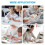 50Pcs Replaceable Ballpoint Pen Refills Metal Refill Smooth Writing 1.0 mm Replacement Gel Ink 6