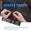 Self-Threading Needles,Sewing Needles for Hand Sewing,for the Elderly,Easy Side Threading Stitching Pins A 6