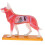 Modèle anatomique de chien, acupuncture, anatomie, points du corps avec étude en 72 points 4