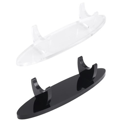 Lot de 2 porte-stylos en acrylique transparents 2