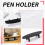 Lot de 2 porte-stylos en acrylique transparents 10