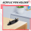 Lot de 2 porte-stylos en acrylique transparents 7