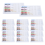 14 Boxes Mini Quick Fix Sewing Kit Easy Pre Threaded Needle Basic Personal Plastic Holder 4