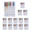 14 Boxes Mini Quick Fix Sewing Kit Easy Pre Threaded Needle Basic Personal Plastic Holder 3