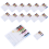 14 Boxes Mini Quick Fix Sewing Kit Easy Pre Threaded Needle Basic Personal Plastic Holder 5