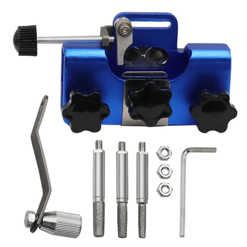 Portable Hand-Operated Chain Grinder Set Clamp Chainsaw Quick Grinding Tool