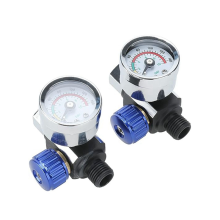 Set di valvole regolatrici dell'aria per aerografo e utensili 2 pezzi da 1/4 di pollice